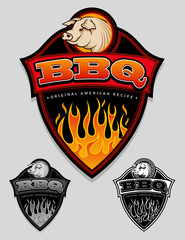 BBQ - Original American Recipe Seal / Badge