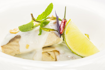 Отварная рыба