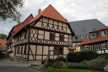Fototapeta na wymiar Das Schiefe Haus in Wernigerode