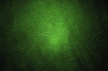 Green leather texture or background
