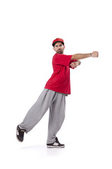 Naklejka premium Hio hop dancer