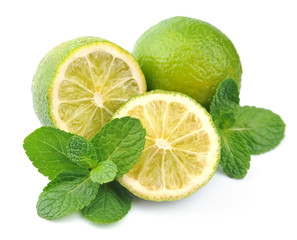 lime with a mint