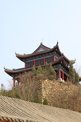 Obraz premium ancient Chinese traditional buildings