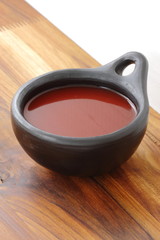 Red hot chili sauce