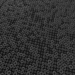 Black  buble  matrix  Background