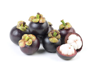 Mangosteens the queen of Thai tropical fruit with unique sweet