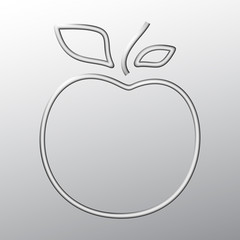Apple out of steel wire
