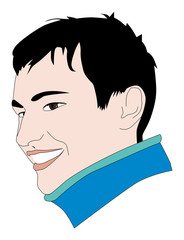 Portrait of young guy