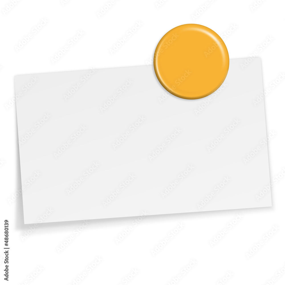 Sticker Notizzettel mit Magnet