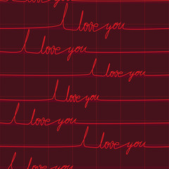 Love seamless medical background