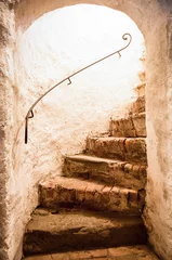 Verduisterende gordijnen Trappen oude trap