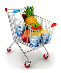 3d shopping cart