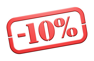 Cachet Remise -10%