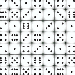 White dice background