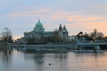 Fototapeta premium Galway Cathedral in the evening