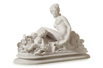 Fototapeta premium statue of a woman and a baby