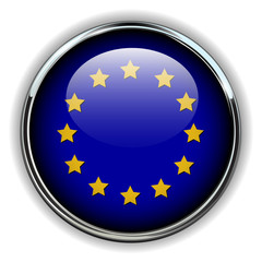 EU, European Union flag button