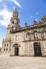 Fototapeta premium East facade of Santiago de Compostela cathedral, Spain