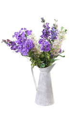 artificial flower in a vase Gillyflowers