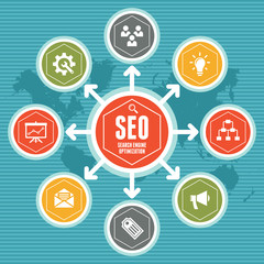 SEO Infographic Concept