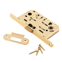 Door lock assembly on White Background
