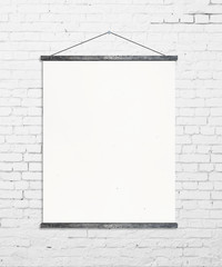 white poster