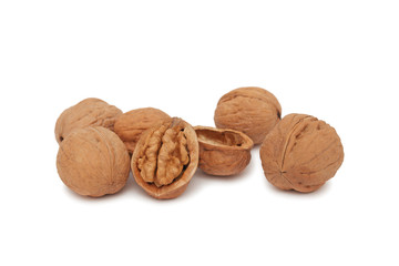 Some walnuts (isolated)