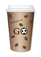 Coffee to go - Fußball