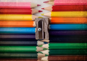 Fotobehang Colour pencils © arihen