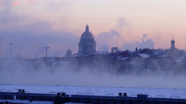 Winter in Saint-Petersburg, Russia