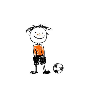 cartoon football player