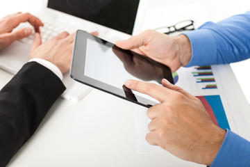 Business people at work