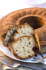 Apple, Raisin, Apricot, Cranberry Ring Cake