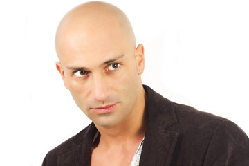 bald man model