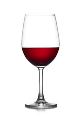 Glass of red wine