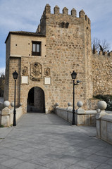 Naklejka premium Bridge of San Martin, Toledo (Spain)