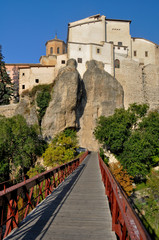 Fototapeta na wymiar Most San Pablo, Cuenca (Hiszpania)