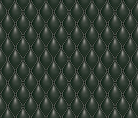 Seamless volumetric texture of expensive black leather