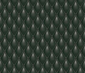 Fototapeta premium Seamless volumetric texture of expensive black leather