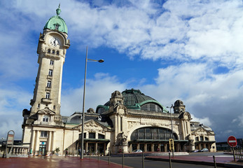 Fototapeta premium Benedictins train station in the city of Limoges, Limousin, France