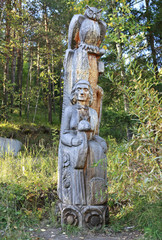 wooden sculpture