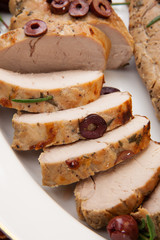 Sliced Roast Pork Tenderloin