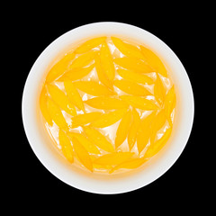 Sunflower petals in  the bowl