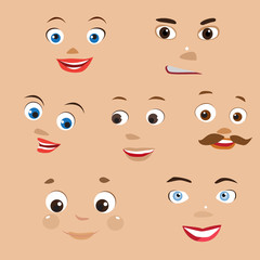 Cartoon faces