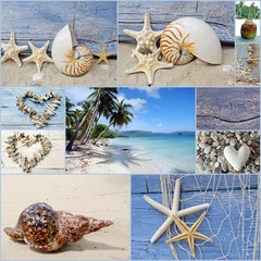 Urlaubserinnerung Karibik: Maritime Collage