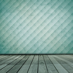 Room With Retro Color Wallpaper