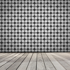 Room With Retro Color Wallpaper