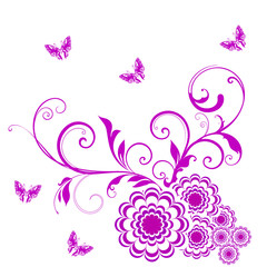 abstract floral background on a white background!