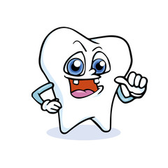 funny cartoon tooth