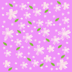 Flower wallpaper of frame on background